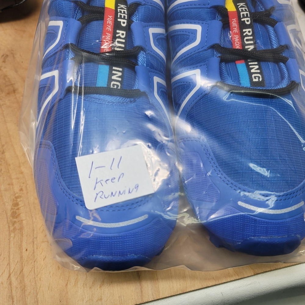 Keep Running Shoes Mens Size 44 Blue Speed 4 Trail Outdoor Athletic Sneakers LT - Picture 15 of 15